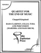 Quartet for the End of Music Tuba, Clarinet, Cello and Percussion P.O.D. cover